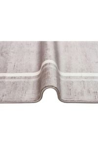 LUGANO LUG 07 GRİ KREM Art Deco Modern Bordürlü Yüksek Kalite Sık Dokuma Salon Halısı 160x230 cm