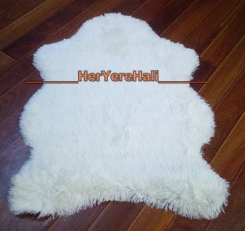 Doğuş Peluş Tavşan Tüyü 140x200cm Kaymaz Tabanlı Post Halı