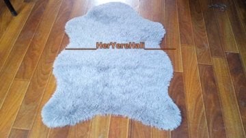 Doğuş Peluş Tavşan Tüyü 140x200cm Kaymaz Tabanlı Post Halı