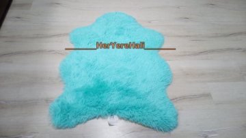 Doğuş Peluş Tavşan Tüyü 140x200cm Kaymaz Tabanlı Post Halı