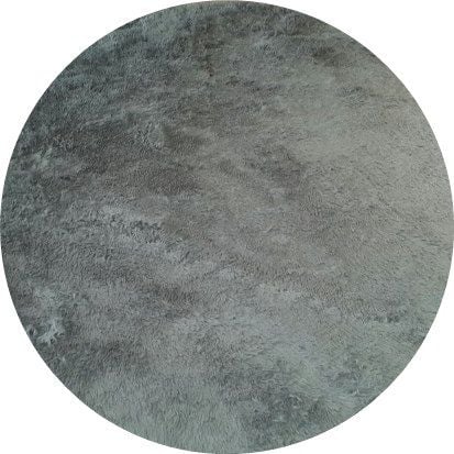 Doğuş Tavşan Tüyü Gri 120x120cm Yuvarlak Halı