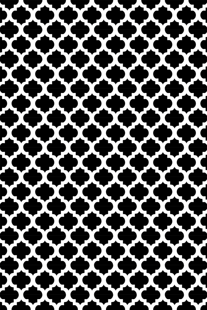 YamalıHome Style M7510Moda Maça Siyah 80x150 cm Baskı Kilim