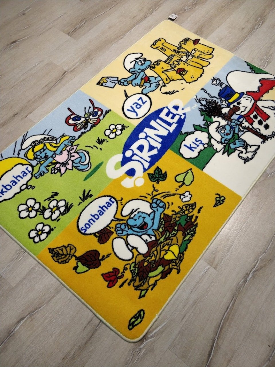 Şirinler Halı Sarayı Kids Buklejel 3176L Çocuk Halısı 100x150 cm