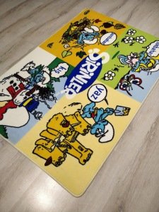 Şirinler Halı Sarayı Kids Buklejel 3176L Çocuk Halısı 100x150 cm