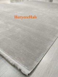 EKO HALI LUGANO LUG PLAIN GREY 160x230 CM