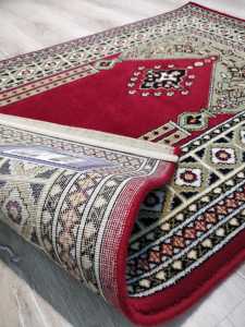 Halı Sarayı Namazlık Seccade 10559KPS Kırmızı Halı Seccade 65x115 cm