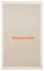 MONO MNO 02 BEIGE Hav Toz Vermez Kaymaz Tabanlı Şık Leke Tutmaz Yeni Sisal Kilim