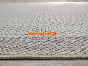Loris Yeni Nesil Yumuşak Sisal Halı Krem Bej 120x180 cm