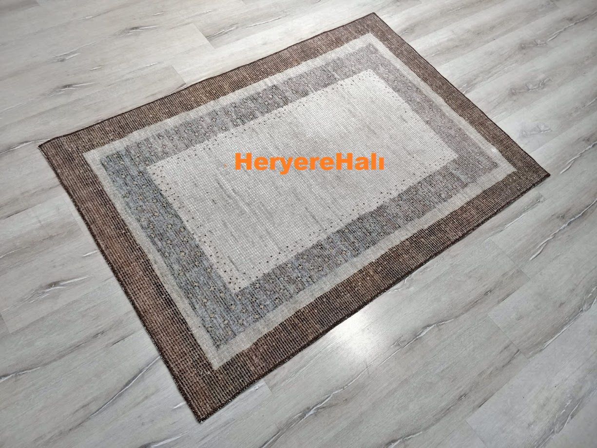 Norm Meyra Vintage Desenli Dokuma Şönil Halı 115 x 170 cm