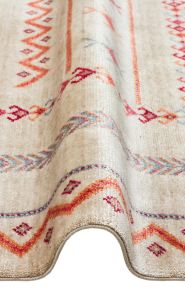 ZARA ZR 20 LIGHT MULTY Otantik Desenli Özel Hav Vermeyen ve Kolay Temizlenebilir Tensel Kullanılarak El Emeği ile Özel Tezgahlarda Üretilen Modern Uşak Halısı