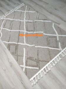Eko Halı Terazzo TRZ04 Bej Beyaz  İskandinav Halı 120x180 cm