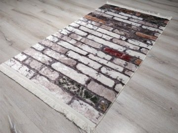 YamalıHome Style V4159Yeşil Hardal 160x230 cm Baskı Kilim