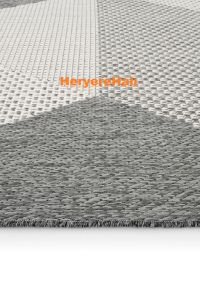 MONO MNO 03 GREY Hav Toz Vermez Kaymaz Tabanlı Şık Leke Tutmaz Yeni Sisal Kilim 120x180 cm