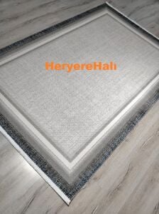 YamalıHome Quka Halı Bodrum %100 Akrilik Laciver Mavi Gri Krem Renkli 160X230 cm Modern Halı(Kopya)