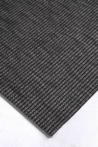 FONEKS HALI SİSAL Hav Toz Vermez Kaymaz Tabanlı İnce Halı SL02 Antrasit 120x180 cm