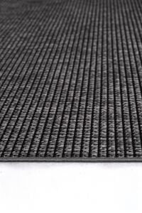 FONEKS HALI SİSAL Hav Toz Vermez Kaymaz Tabanlı İnce Halı SL02 Antrasit 120x180 cm