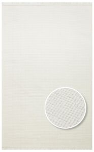 OSLO OSL PLAIN WHITE Hav Toz Vermez Hasır Dokuma Modern Makine Halısı 160x230 cm