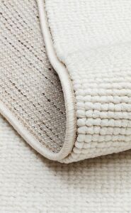 OSLO OSL PLAIN WHITE Hav Toz Vermez Hasır Dokuma Modern Makine Halısı 160x230 cm