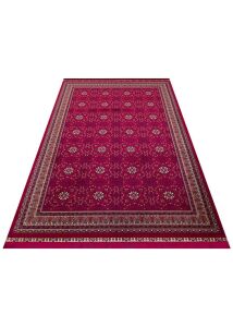 SATEEN AFGHAN SFG 03 RED Yıkanabilir Afgan Desenli Hav Toz Vermeyen Kaymaz Tabanlı Sık Dokuma Halı 80x150 cm