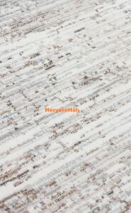 ZURICH ZRH 07 CREAM BEIGE 200x290 cm Akrilik ve Polyester İle Üretilen Şık Salon Halısı