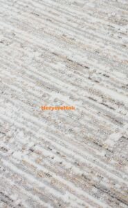 ZURICH ZRH 07 CREAM BEIGE 200x290 cm Akrilik ve Polyester İle Üretilen Şık Salon Halısı