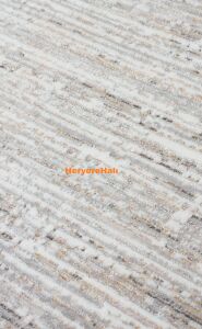 ZURICH ZRH 07 CREAM BEIGE 200x290 cm Akrilik ve Polyester İle Üretilen Şık Salon Halısı