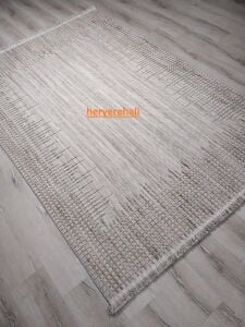 COZY CZY 01 GREY BEIGE Hav Toz Vermez Modern Örgü Dokuma Makine Halısı 120x180 cm