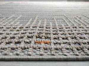 COZY CZY 01 GREY BEIGE Hav Toz Vermez Modern Örgü Dokuma Makine Halısı 120x180 cm