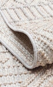 COZY CZY 02 GREY BEIGE Hav Toz Vermez Modern Örgü Dokuma Makine Halısı 120x180 cm