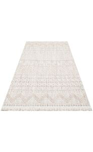 COZY CZY 02 GREY BEIGE Hav Toz Vermez Modern Örgü Dokuma Makine Halısı 120x180 cm