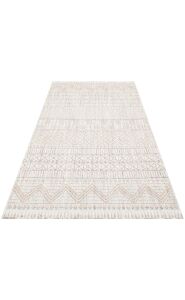 COZY CZY 02 GREY BEIGE Hav Toz Vermez Modern Örgü Dokuma Makine Halısı 120x180 cm