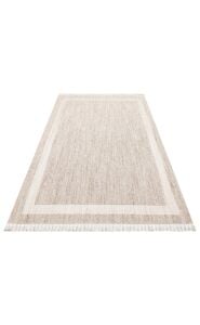COZY CZY 05 BEIGE Hav Toz Vermez Modern Örgü Dokuma Makine Halısı 120x180 cm