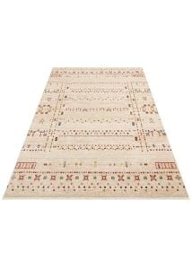 KYBELE KYB 06 CREAM XW Sıcak Renk Tonlu Otantik Makine Halısı