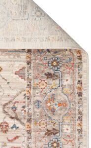 PIETRA PTA 01 CREAM GREY Sıcak Renk Tonlarını Etnik Desenler ile Buluşturan Yumuşak Tuşeli Makine Halısı 160x230 cm