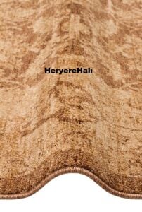 SHIRAZ SHR 01 BEIGE Vintage Eskitme Desenli Modern Yumuşak Dokulu Makine Halısı 170x240 cm