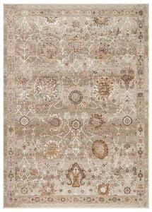 SOFIA SOF 05 CREAM GOLD Renkli El Dokuma Uşak Halı Desenlerine Sahip Makine Halısı 160x230 cm