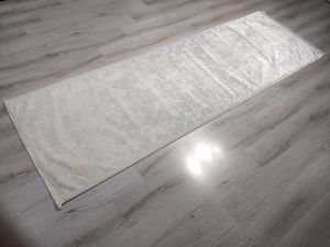 Yamalı Home Halı Perla 2401 Krem Kadife İnce Halı 80x300 cm