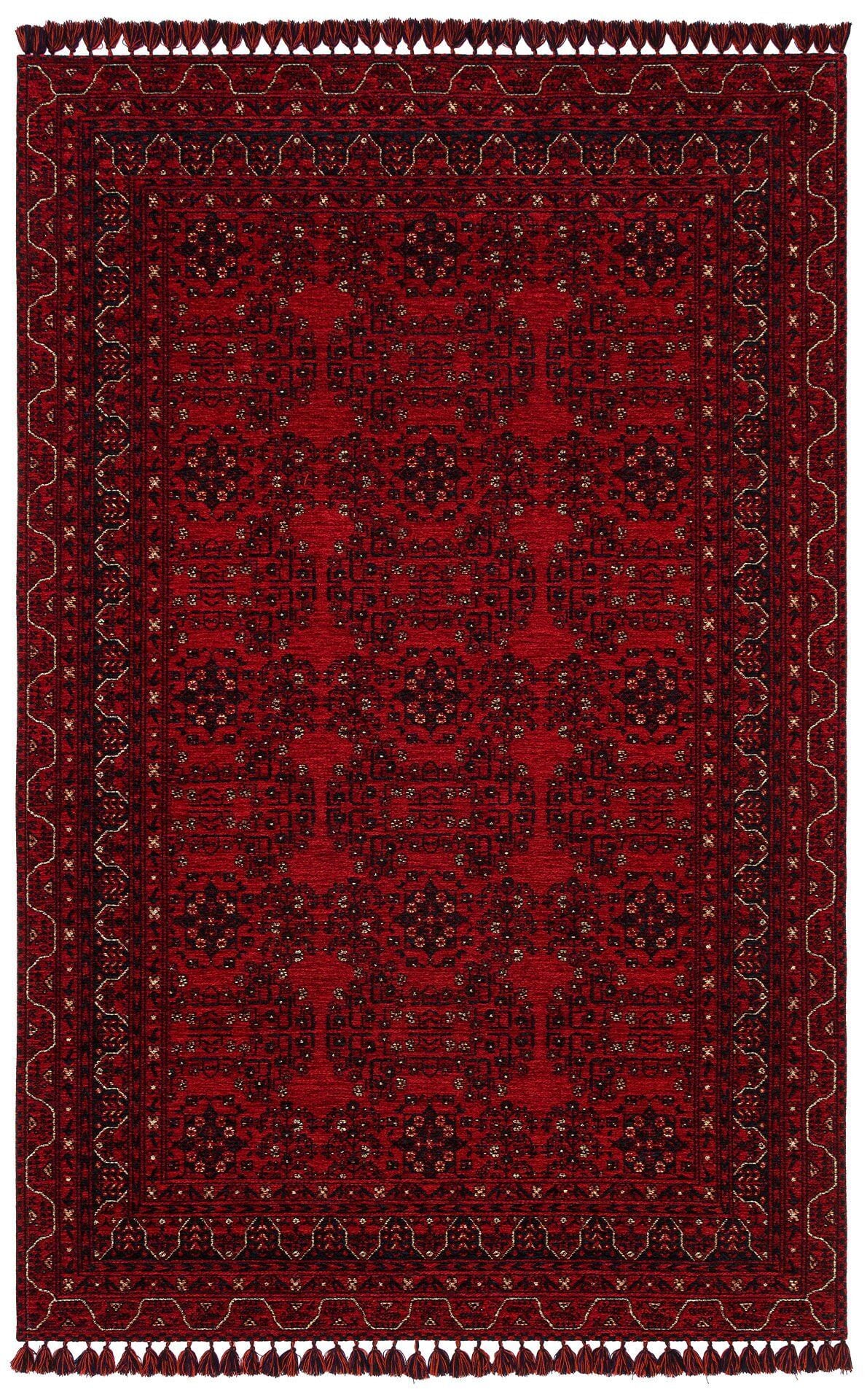 Eko Halı Buhari BHR02RED Bordo İnce Kaymaz Dokuma Halı 150X230 cm