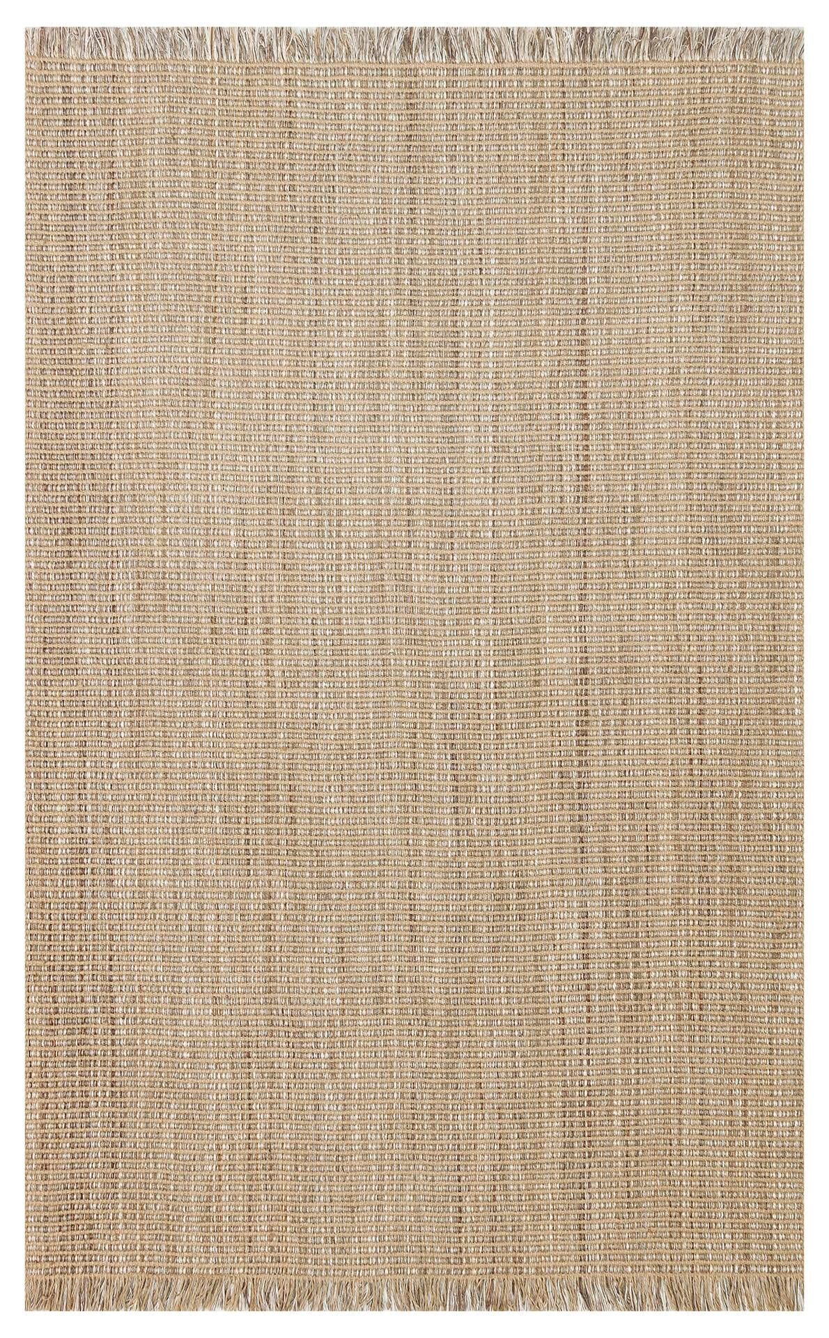 DOHA DH 01 BEIGE Jüt ve Polyester ile Üretilen Çift Taraflı Modern Kilim