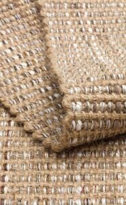 DOHA DH 01 BEIGE Jüt ve Polyester ile Üretilen Çift Taraflı Modern Kilim