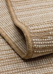 BALI JUTE BLJ 02 JUTE WHITE Jüt Dokulu Hav Toz Vermeyen Modern Halı 120x180 cm
