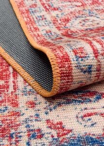 ELISTA VINTAGE  Vintage Tasarımlı Yumuşak Bukle Dokuma Kaymaz Tabanlı Yıkanabilir Modern Halı 160x230 cm