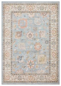 ELISTA VINTAGE  Vintage Tasarımlı Yumuşak Bukle Dokuma Kaymaz Tabanlı Yıkanabilir Modern Halı 160x230 cm