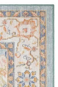 ELISTA VINTAGE  Vintage Tasarımlı Yumuşak Bukle Dokuma Kaymaz Tabanlı Yıkanabilir Modern Halı 160x230 cm