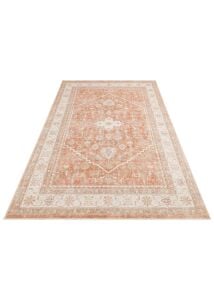 ELISTA VINTAGE  Vintage Tasarımlı Yumuşak Bukle Dokuma Kaymaz Tabanlı Yıkanabilir Modern Halı 160x230 cm