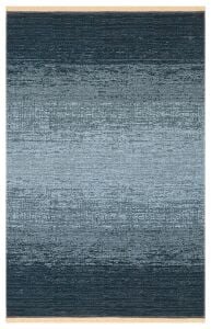 KUTNU KILIM KTN 01 ANTRASIT BLUE Modern Ombre Renk Geçişli Yıkanabilir Çift Taraflı Kilim 120x180 cm