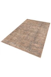 Sahra Collection SH01 Turuncu Modern Vintage Eskitme Desenli Dokuma Salon Halısı 160x230 cm