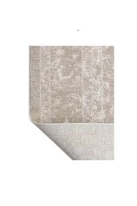 Zes Collection Modern Vintage Desenli Bej Krem Eskitme Dokuma Yumuşak Salon Halısı 160x230 cm(Kopya)