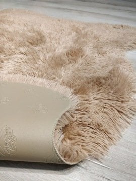Doğuş Tavşan Tüyü Bej Post Halı 70x100 cm