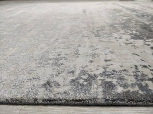 Eko Halı Cordoba DB01Denim Buz Gri 160x230cm İpekli İnce Salon Halısı